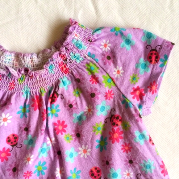 vintage oshkosh b'gosh 2-piece floral outfit set 3 months baby girl - Picture 6 of 7